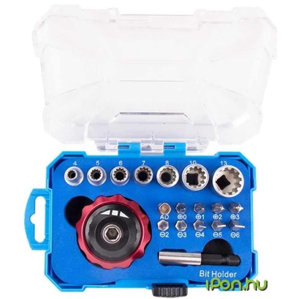 SPROTEK Dugókulcs és bit szett 19 darabos STD-6319