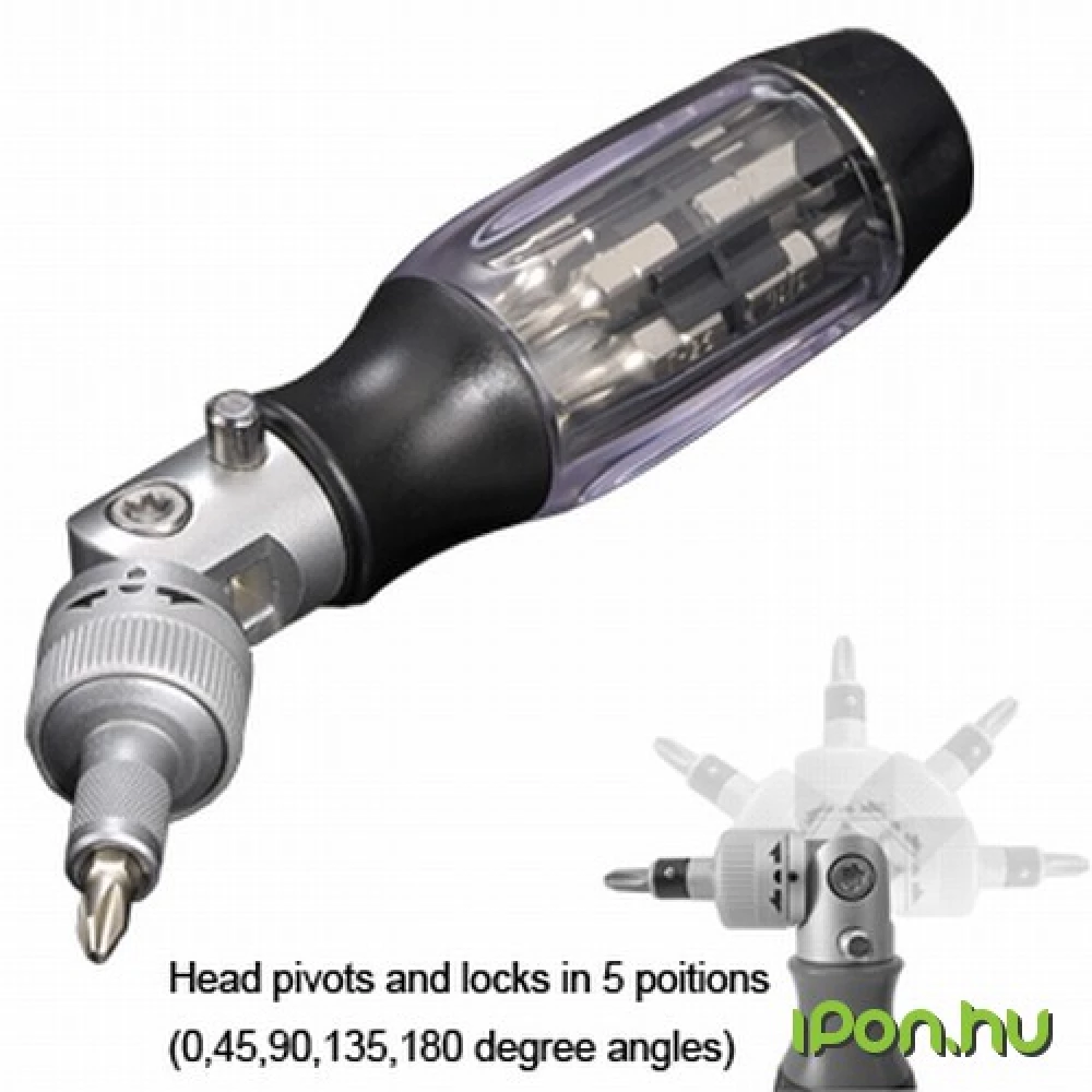 SPROTEK STD-651 15 In 1 Five way Ratcheting Screwdriver