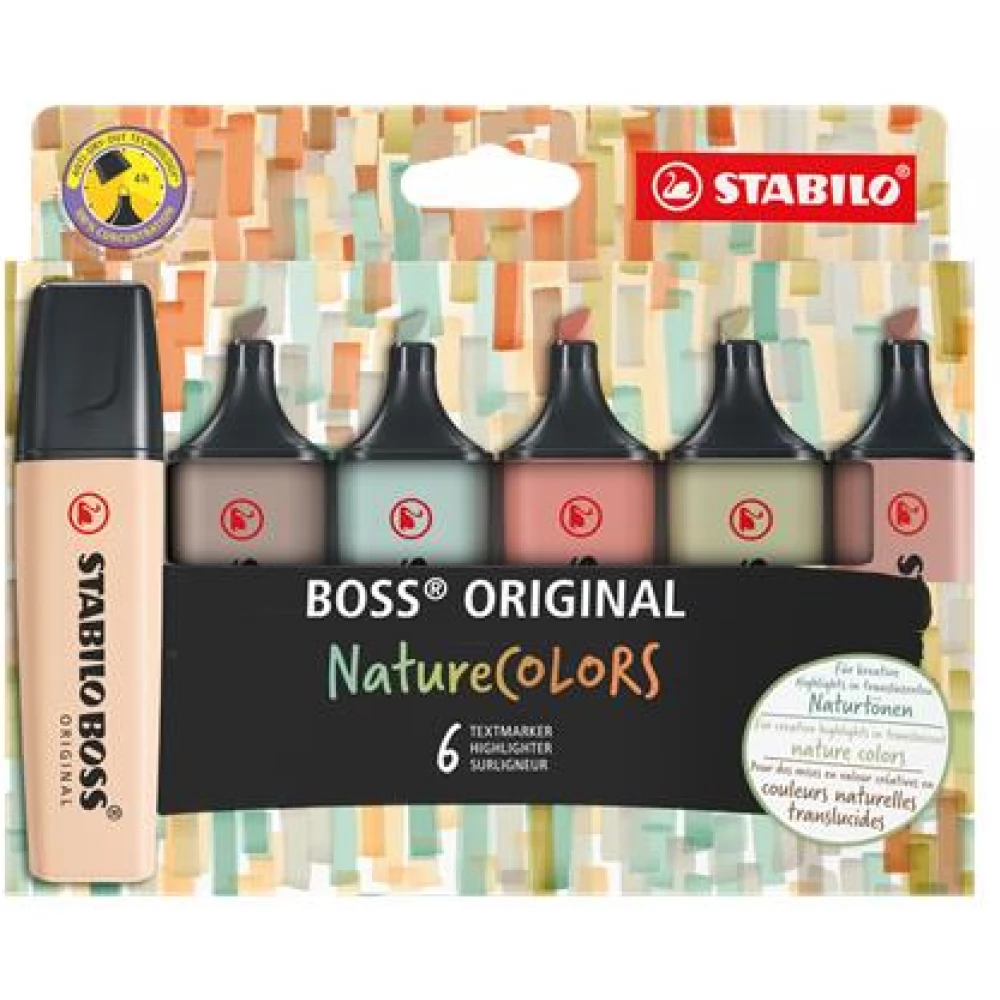 STABILO BOSS original NatureColors Szövegkiemelő készlet 2-5 mm 6 szín