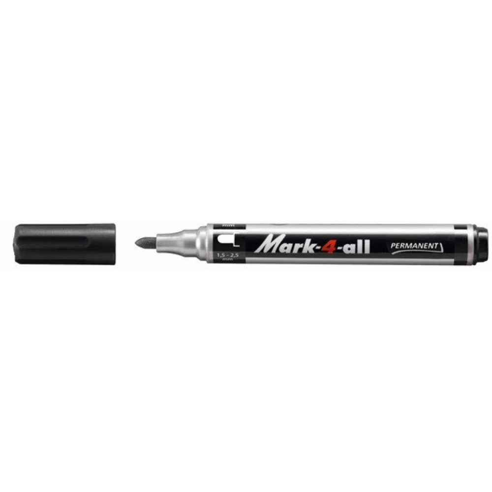 STABILO Mark-4-All gömbhegyű permanent marker fekete