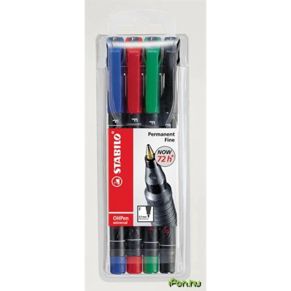 STABILO OHPen marker alkoholos F 4 db-os készlet TST842V4