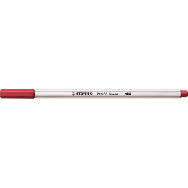 STABILO Pen 68 brush ecsetfilc vörös