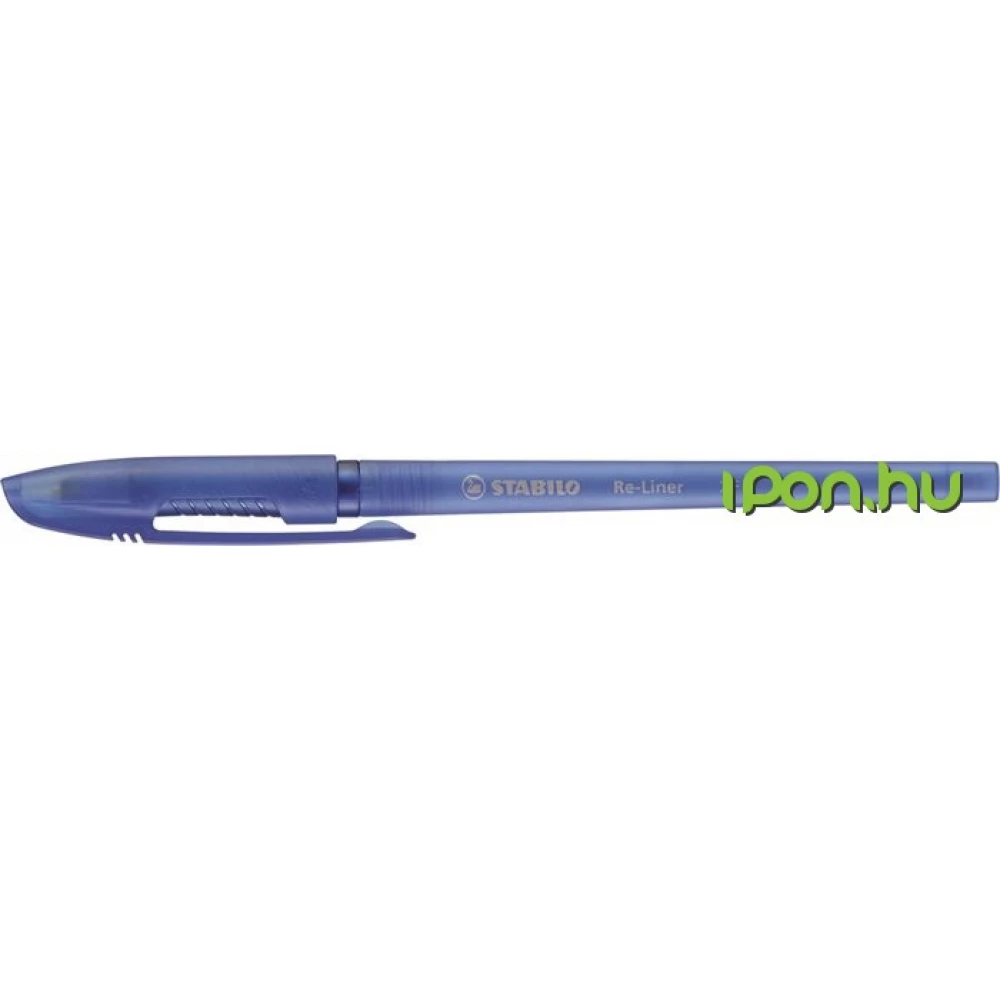 STABILO Re-Liner kupakos golyóstoll 0.35 mm kék