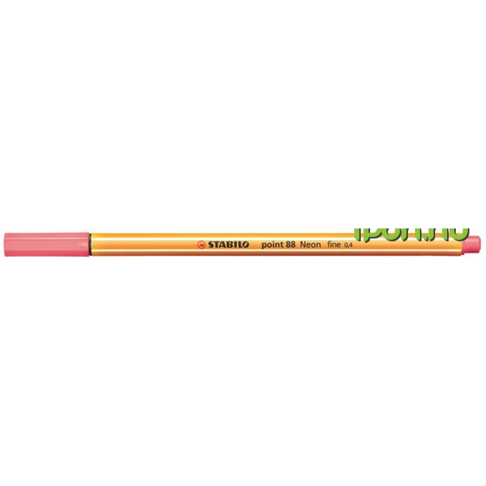 STABILO Tűfilc 0.4 mm Point 88 neon piros
