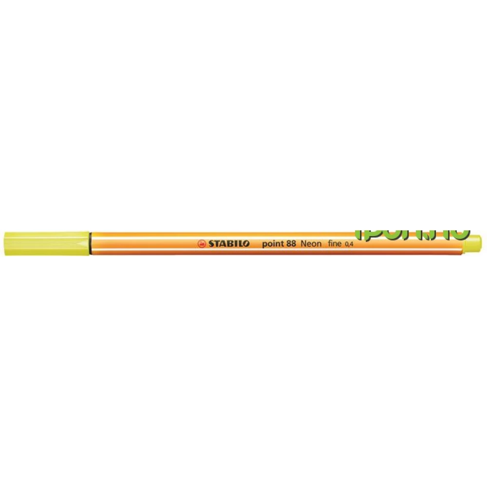 STABILO Tűfilc 0.4 mm Point 88 neon sárga