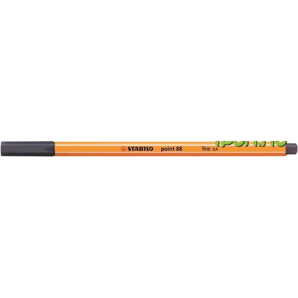 STABILO Tűfilc 0.4 mm Point 88 payne-szürke