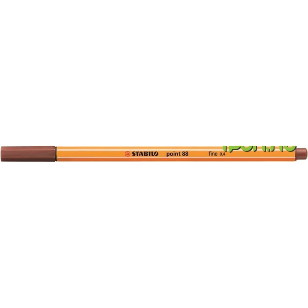 STABILO Tűfilc 0.4 mm Point 88 vörösbarna