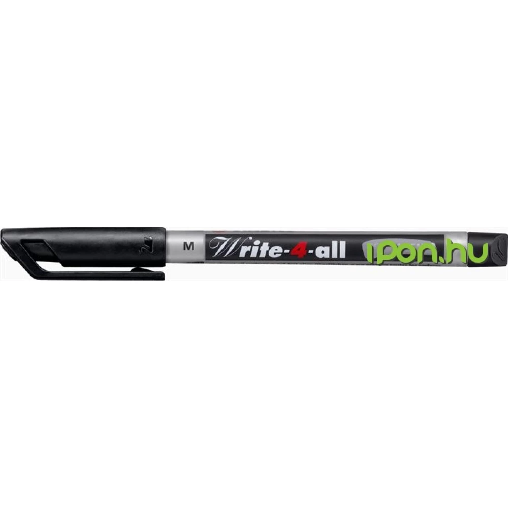STABILO Write-4-all alkoholos marker fagyálló tintával M fekete