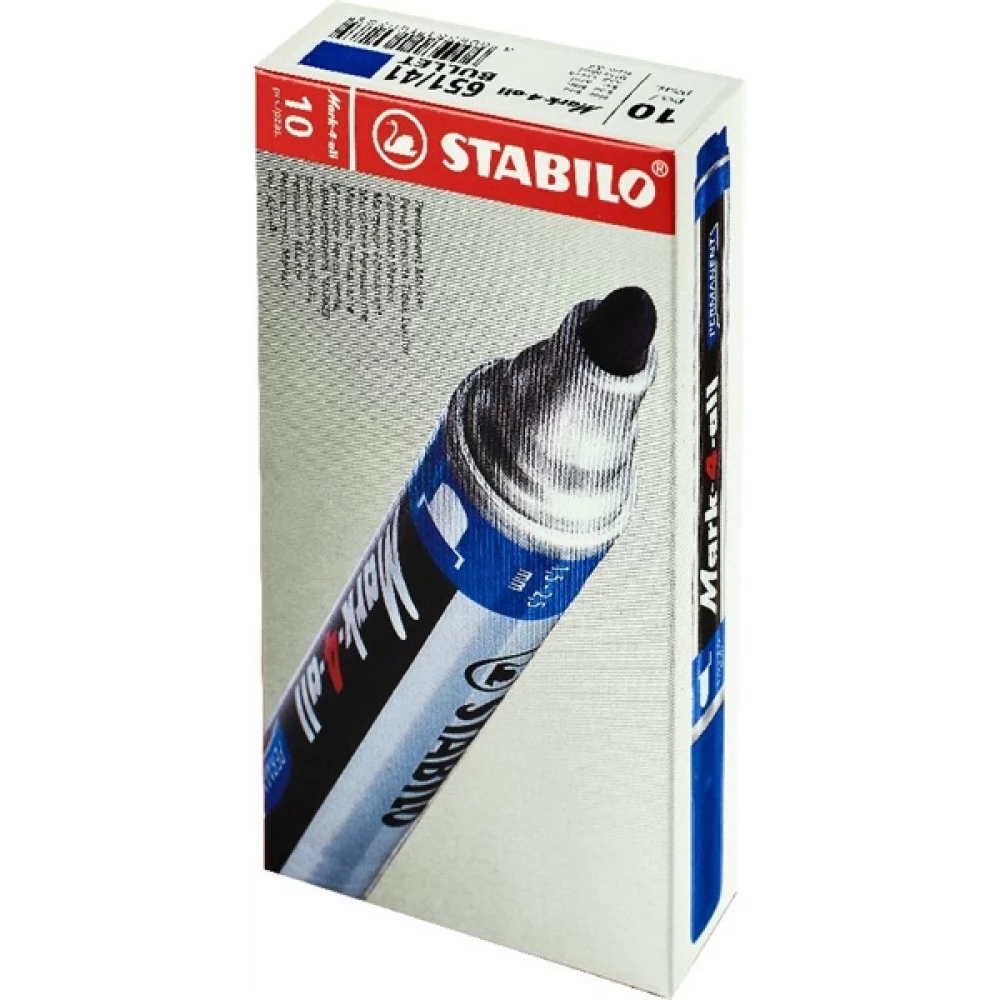 STABILO Write-4-all gömb hegyű alkoholos marker kék 10db