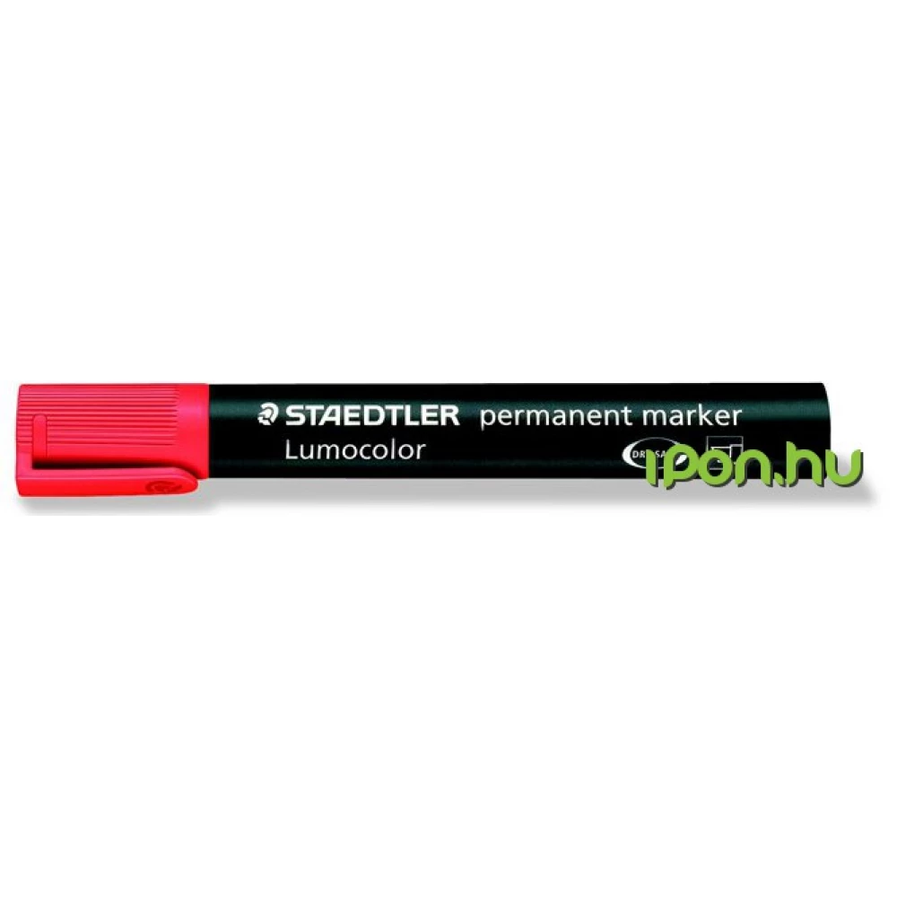 STAEDTLER Alkoholos marker vágott Lumocolor 350 piros