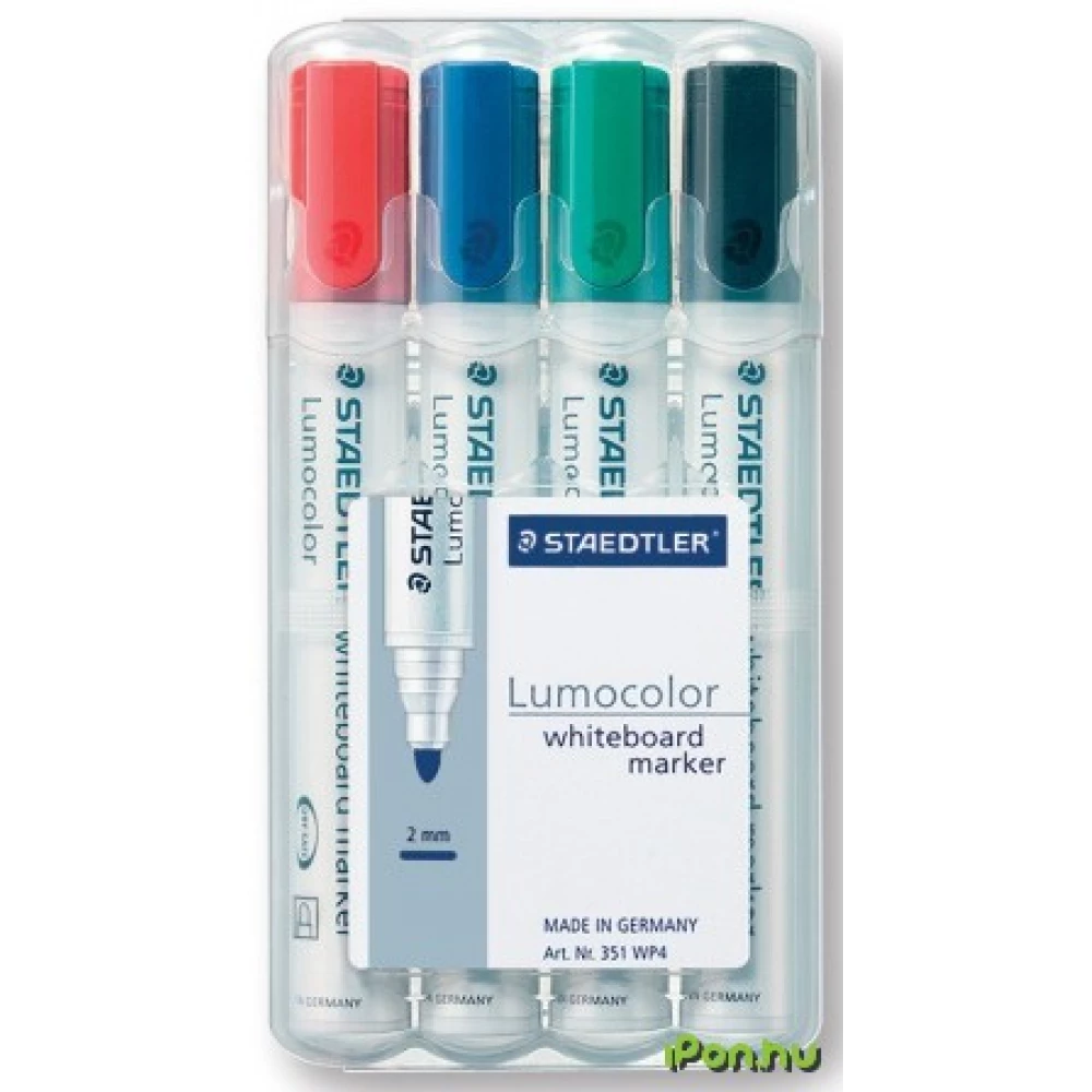 STAEDTLER Lumocolor 351 táblamarker 4 különböző szín