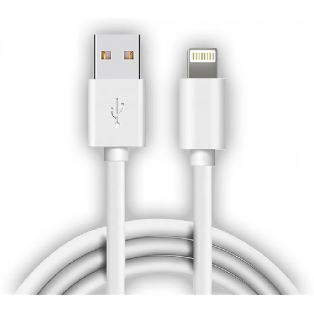 STANSSON USB Lightning Töltő/adat Fehér 2m CL-154