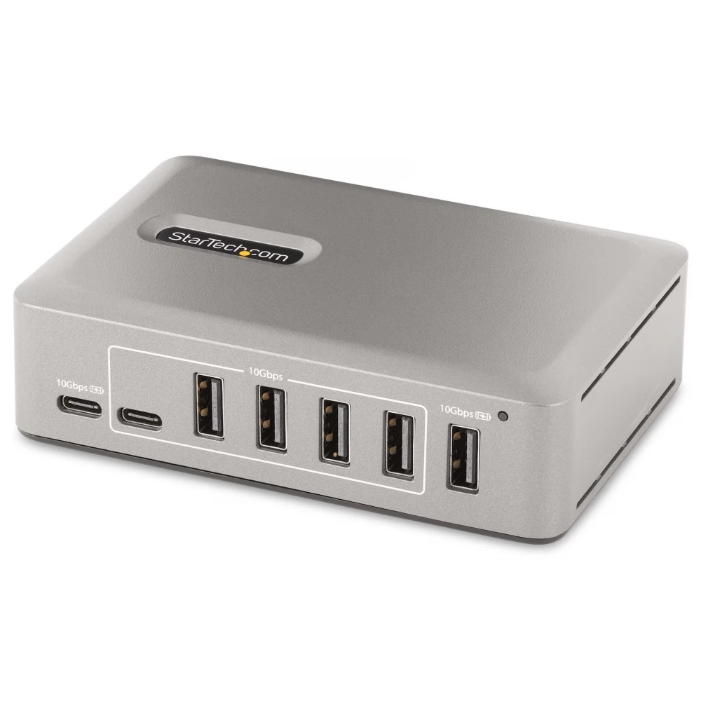 STARTECH 10-Port USB-C Hub - 8x USB-A/2x USB-C - Self-Powered w/65W Power Supply