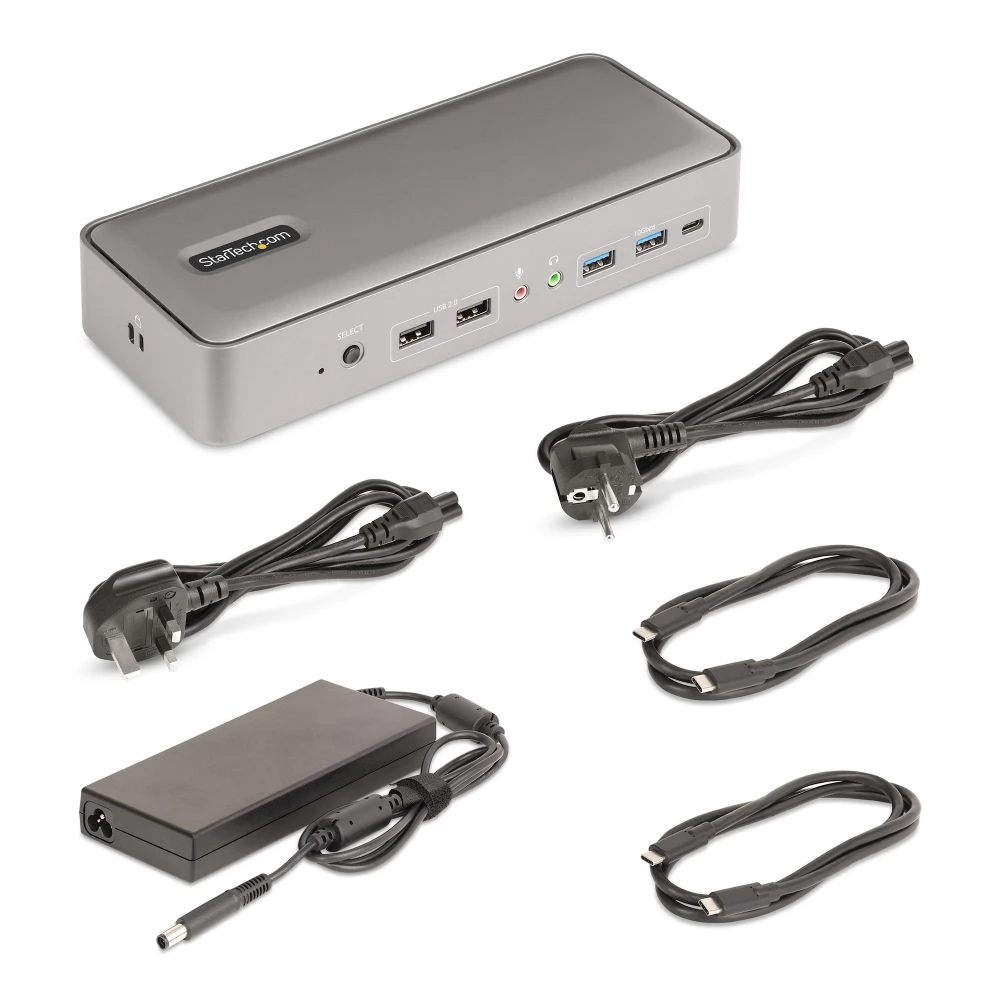 STARTECH 129UE-USBC-KVM-DOCK Dual-Laptop USB-C KVM Docking Station