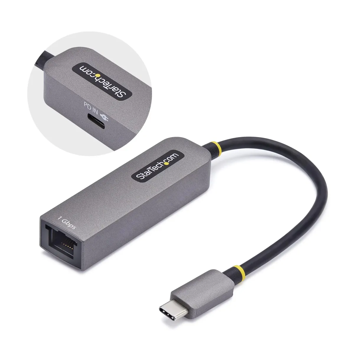 STARTECH 1GPD3-USB-C-ETHERNET USB-C 3.1 UTP Átalakító 1Gbps szürke