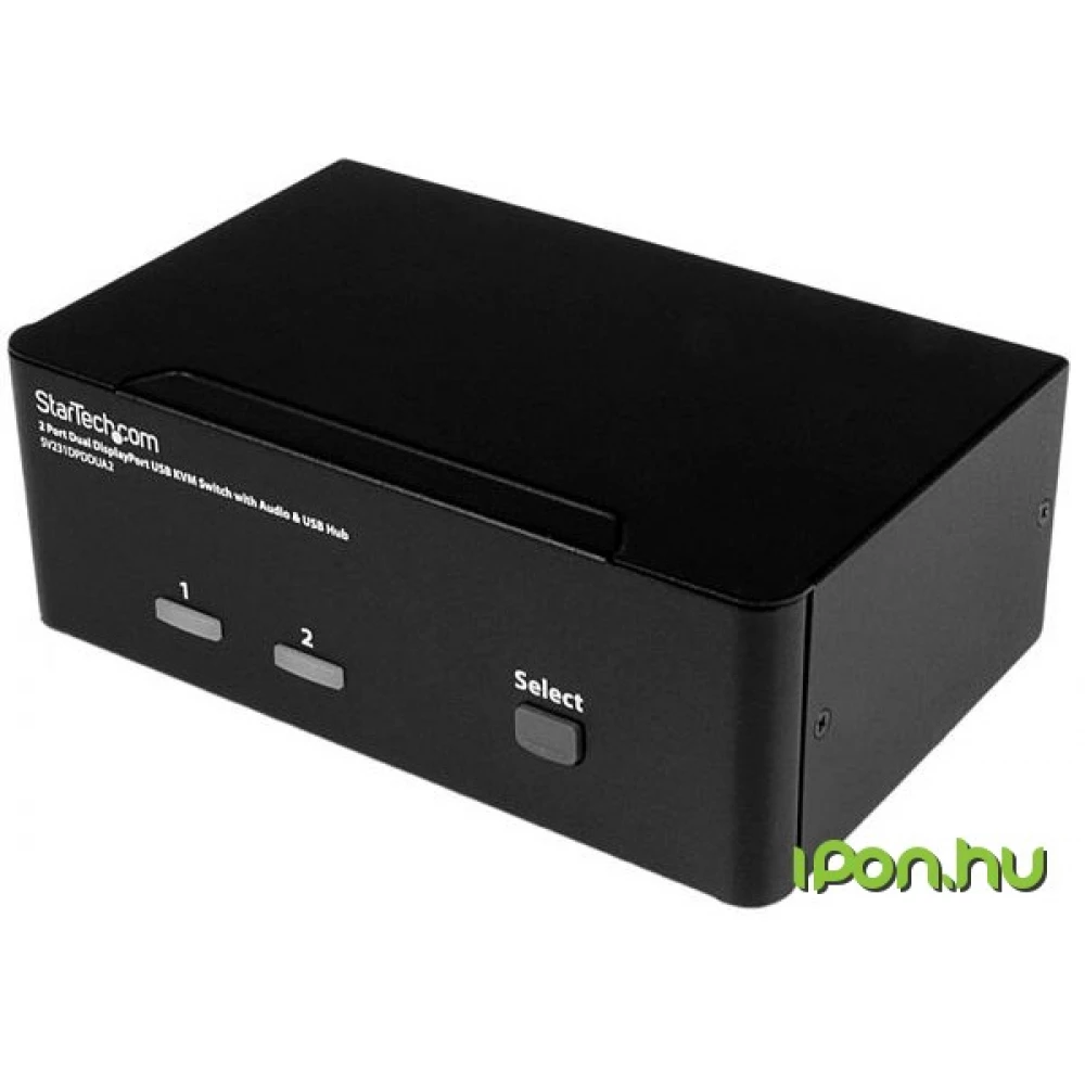 STARTECH 2-Port DisplayPort Dual-Monitor KVM Switch - 4K 60Hz