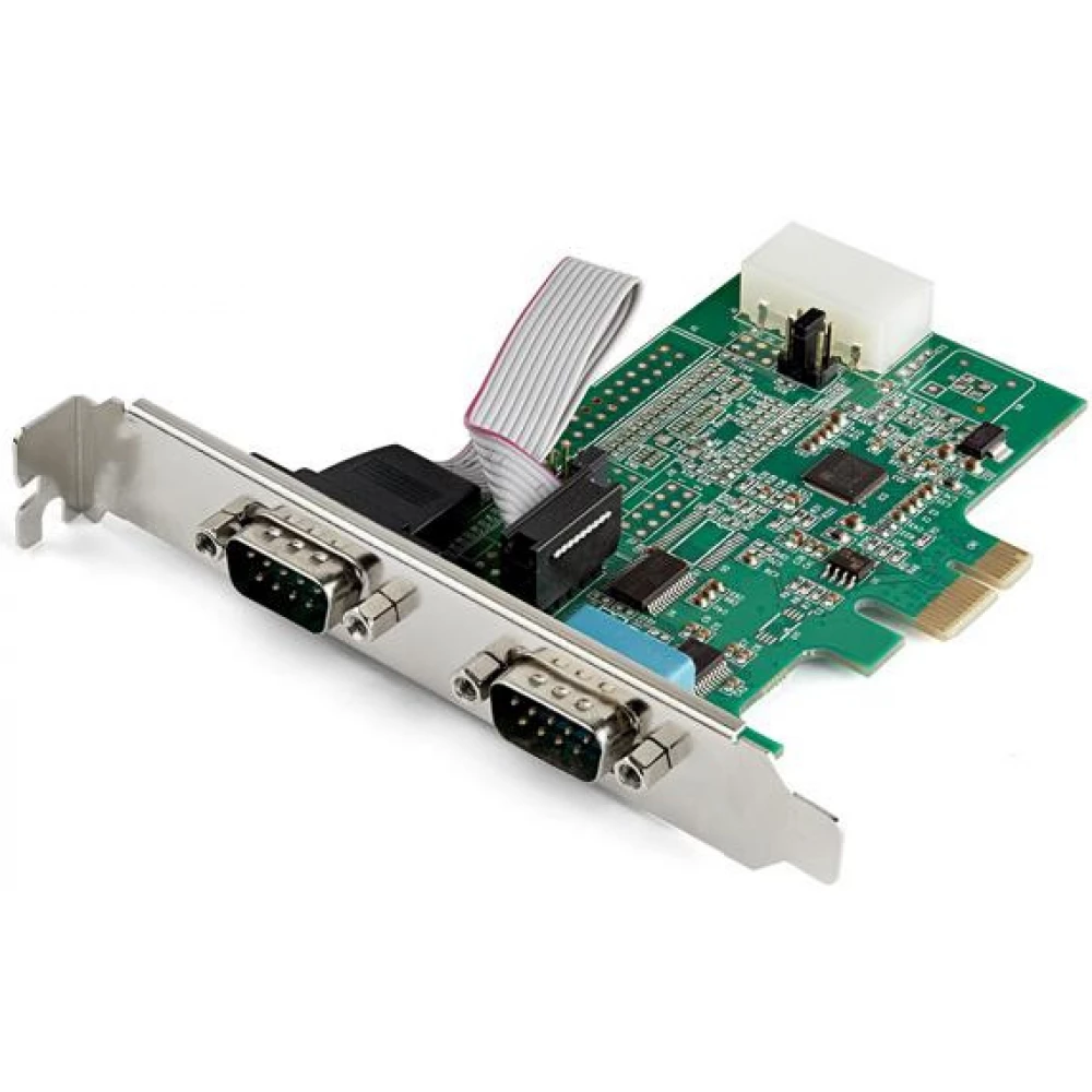 STARTECH 2-Port PCI Express RS232 Serial Adapter Card - 16950 UART