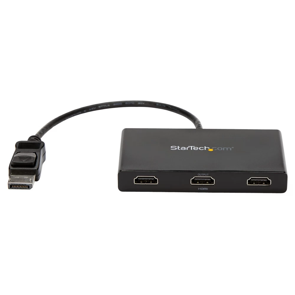 STARTECH 3-Port Multi Monitor Adapter - DisplayPort 1.2 to 3x HDMI MST Hub