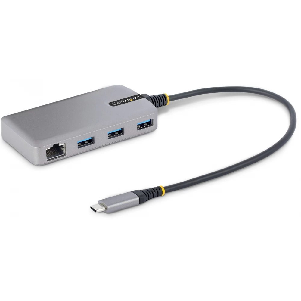 STARTECH 3-Port USB-C Hub with Ethernet szürke