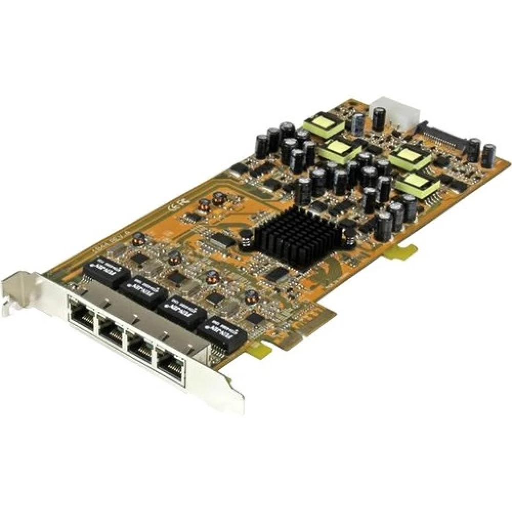 STARTECH 4 Port Gigabit Power over Ethernet PCIe Network Card