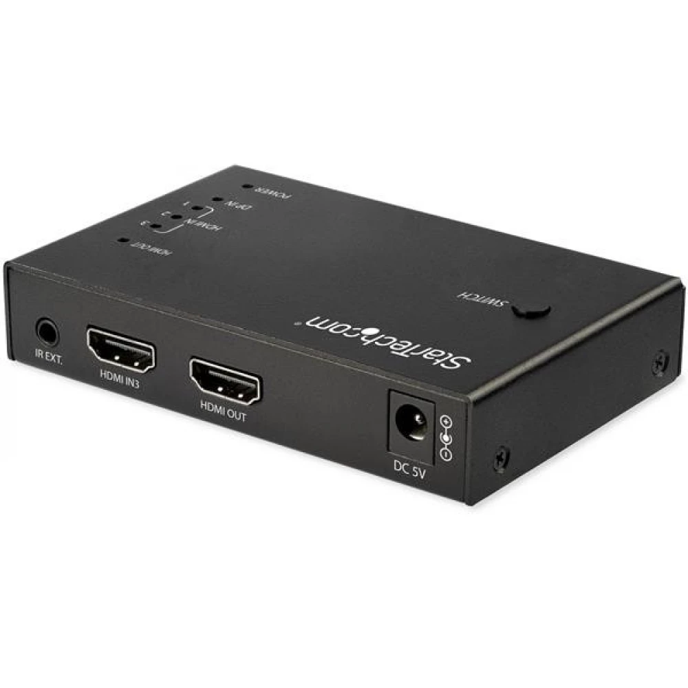 STARTECH 4-Port HDMI Video Switch - 3x HDMI and 1x DisplayPort - 4K 60Hz