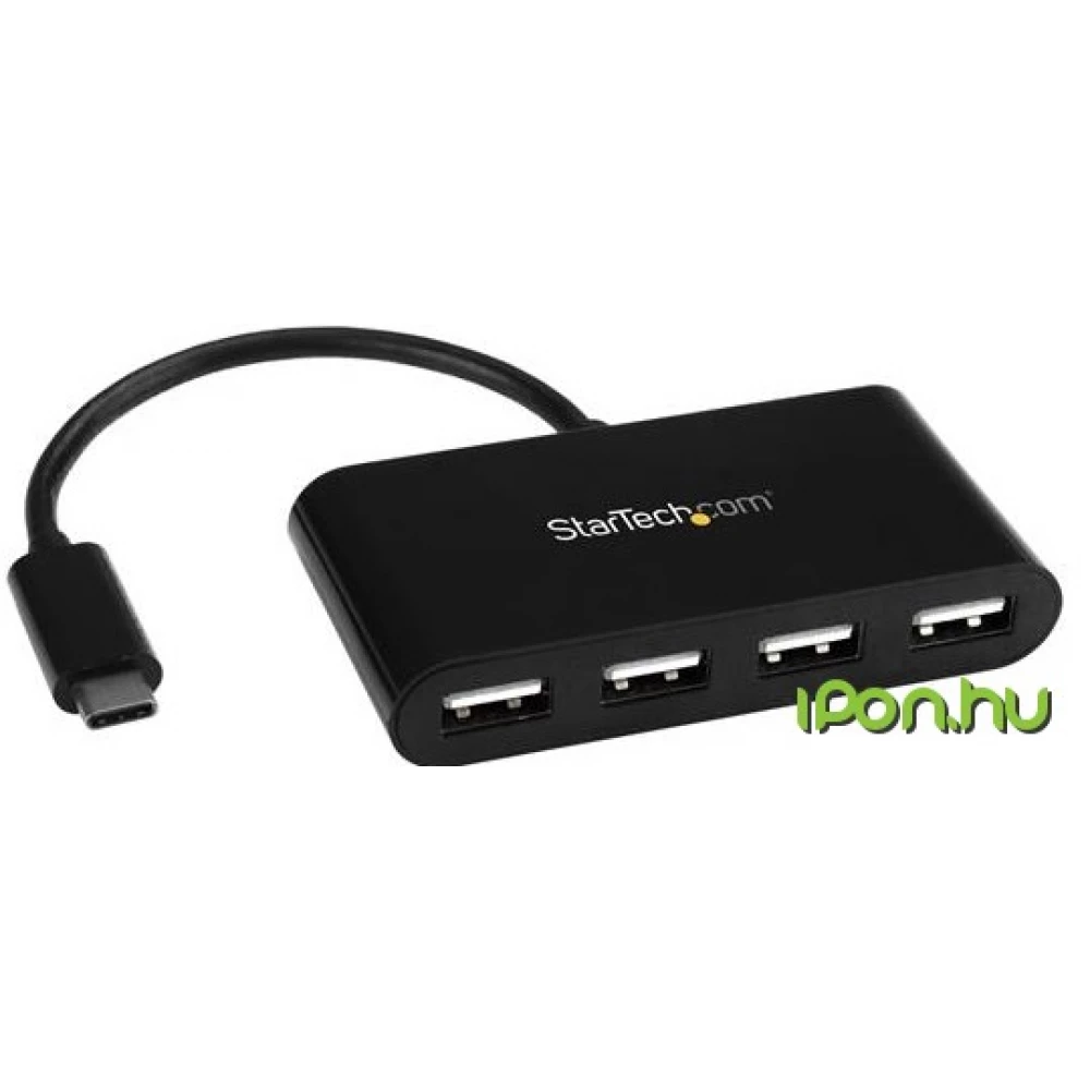 STARTECH 4-Port USB-C Hub - Mini Hub - USB-C to 4x USB-A - USB 2.0