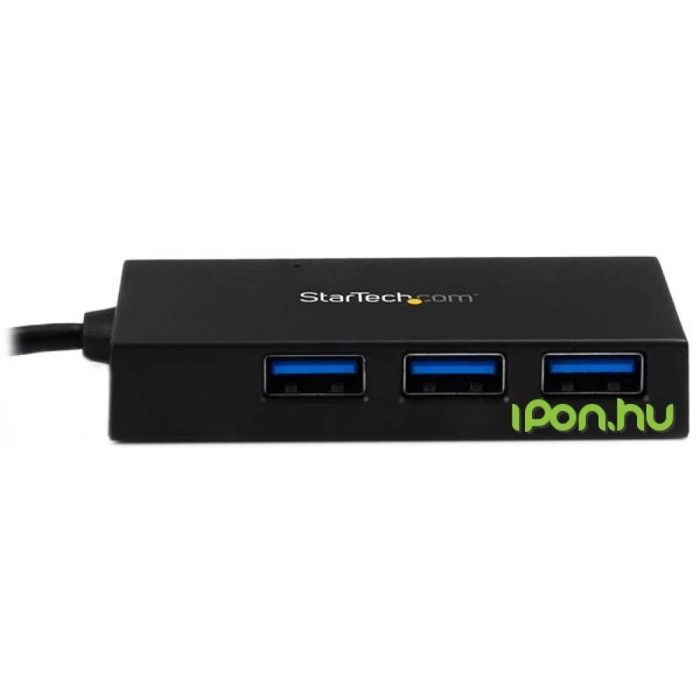 STARTECH 4-Port USB-C Hub - USB-C to 4x USB-A - USB 3.0 Hub - Includes Power Adapter