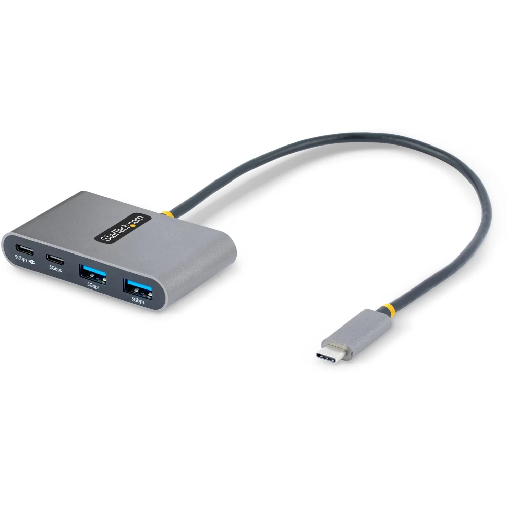 STARTECH 4-Port USB-C Hub with 100W Power Delivery Pass-Through
