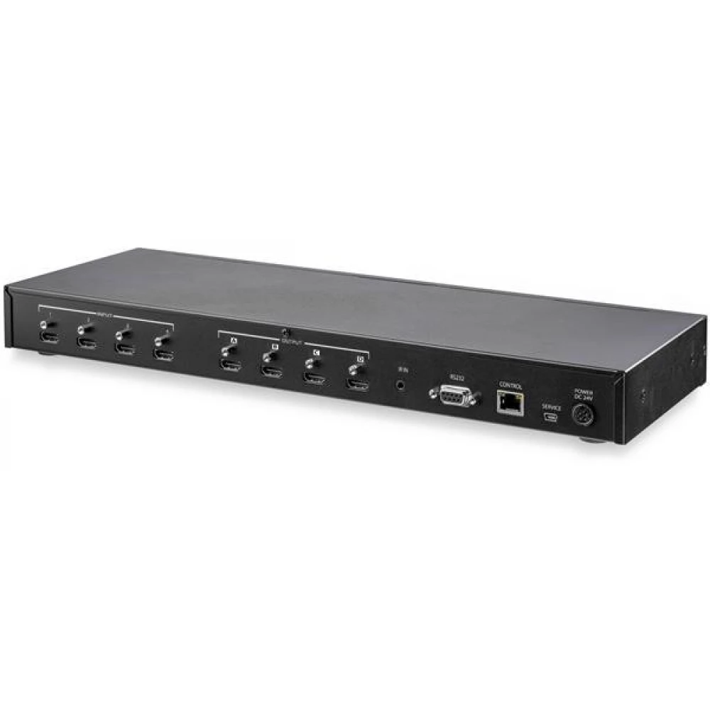 STARTECH 4x4 HDMI Matrix Switch with Audio and Ethernet Control - 4K 60Hz