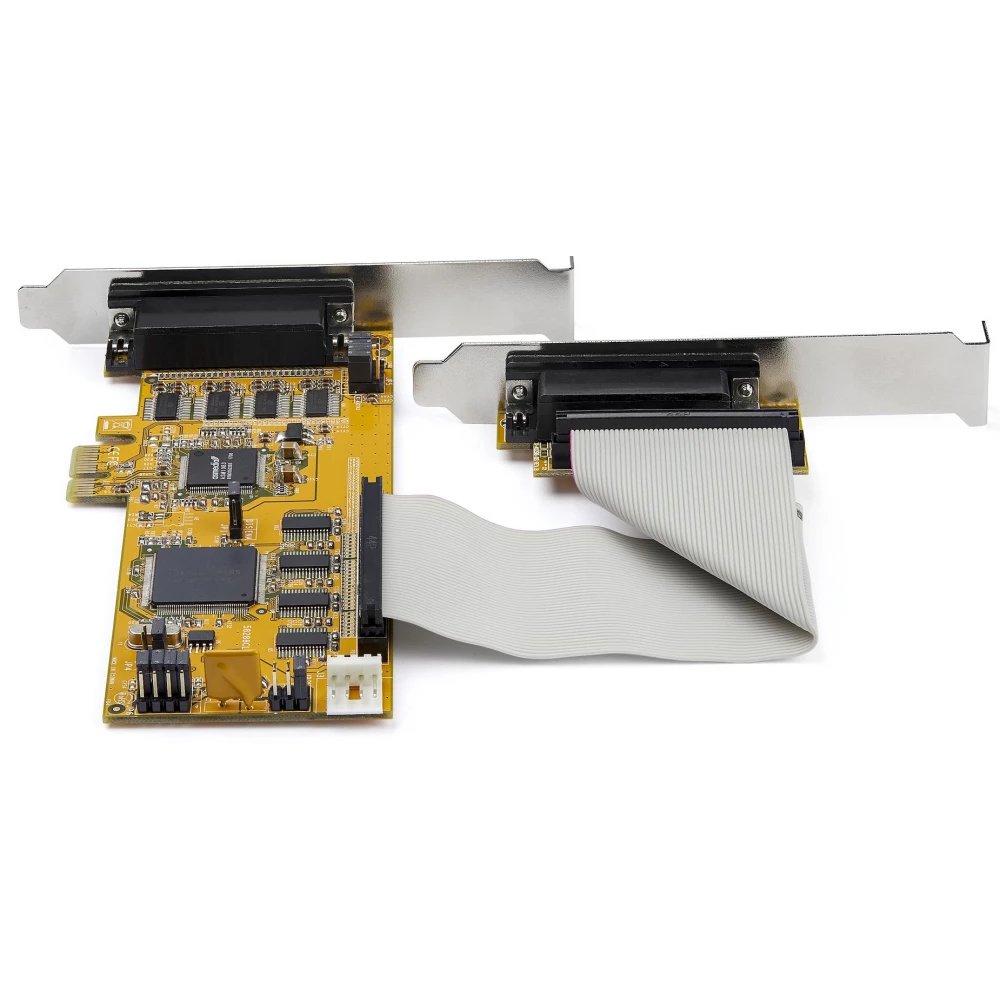 STARTECH 8-Port PCI Express RS232 Serial Adapter Card - PCIe RS232 Serial Card