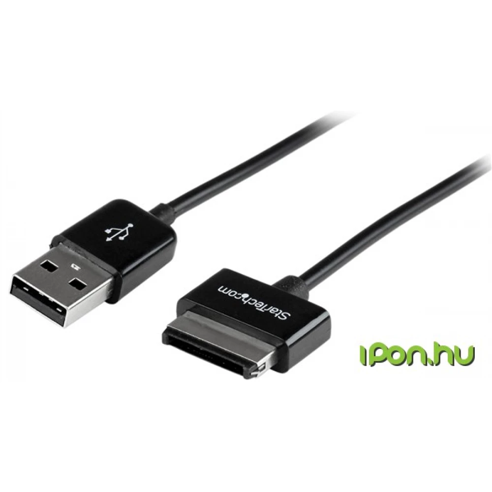 STARTECH Asus 40 pin USB Töltő/adatkábel Fekete 3m USB2ASDC3M