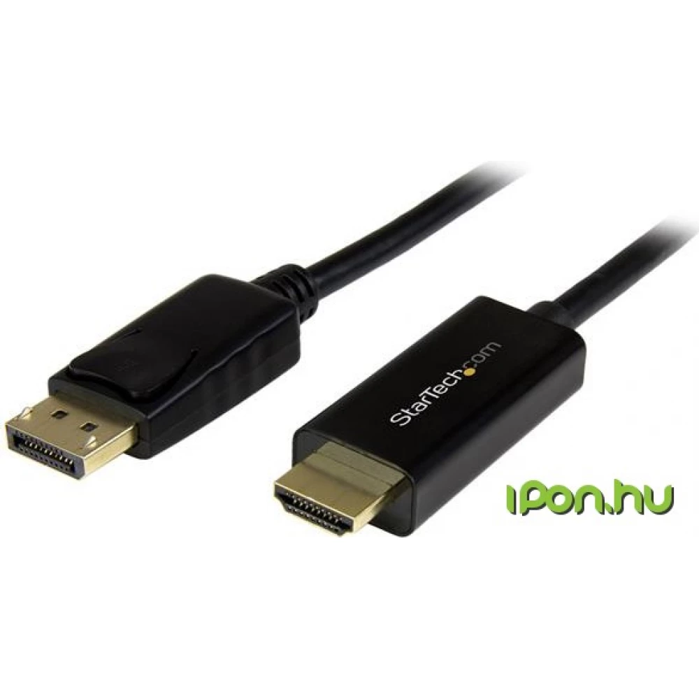 STARTECH DisplayPort 1.2/1.2a HDMI Átalakító Fekete 3m DP2HDMM3MB
