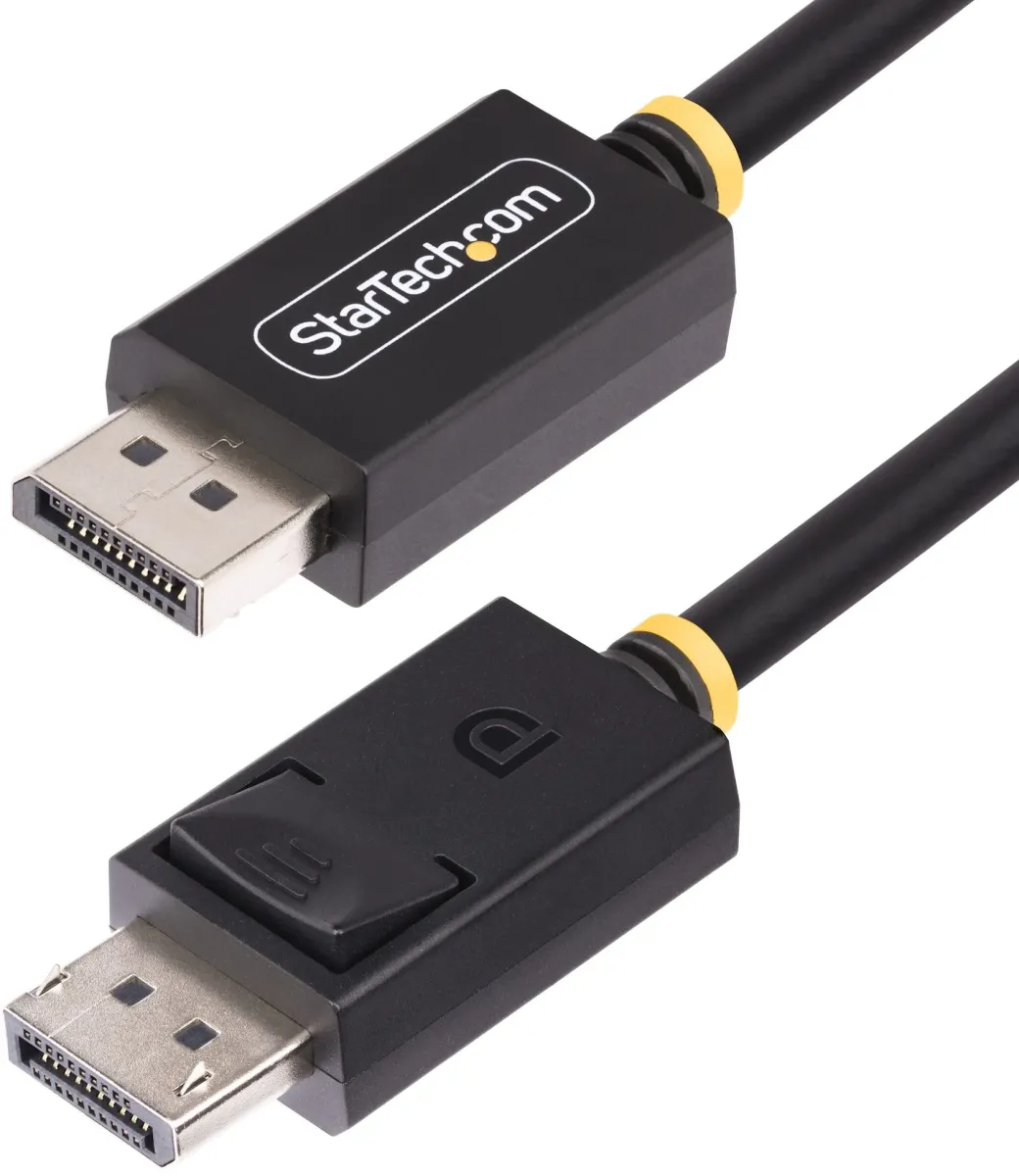 STARTECH DisplayPort 2.1 Összekötő Fekete 3m DP21-3M-DP40-CABLE