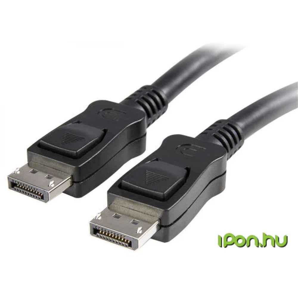 STARTECH DisplayPort Összekötő Fekete 3m DISPLPORT10L