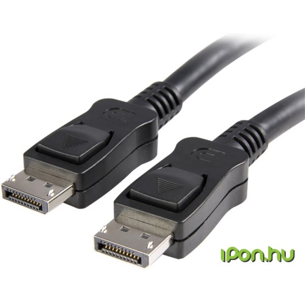 STARTECH DisplayPort Összekötő Fekete 5m DISPL5M