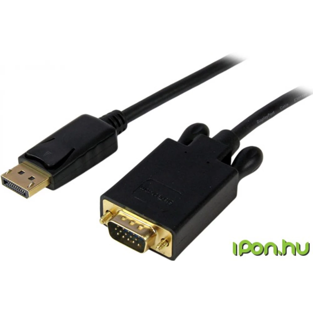 STARTECH DisplayPort VGA/D-Sub Átalakító Fekete 1.8m DP2VGAMM6B