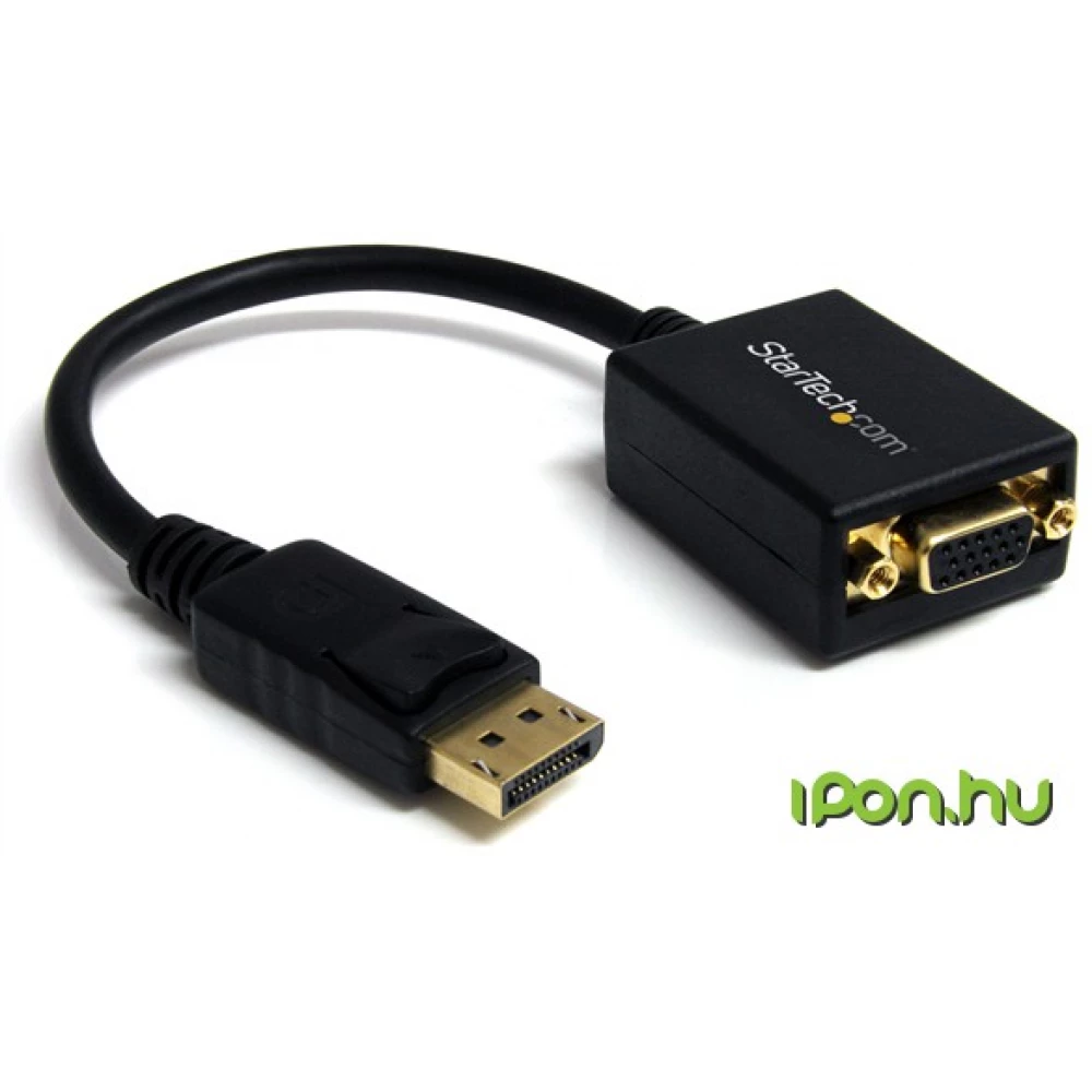 STARTECH DisplayPort VGA/D-Sub Átalakító Fekete 36cm DP2VGA2