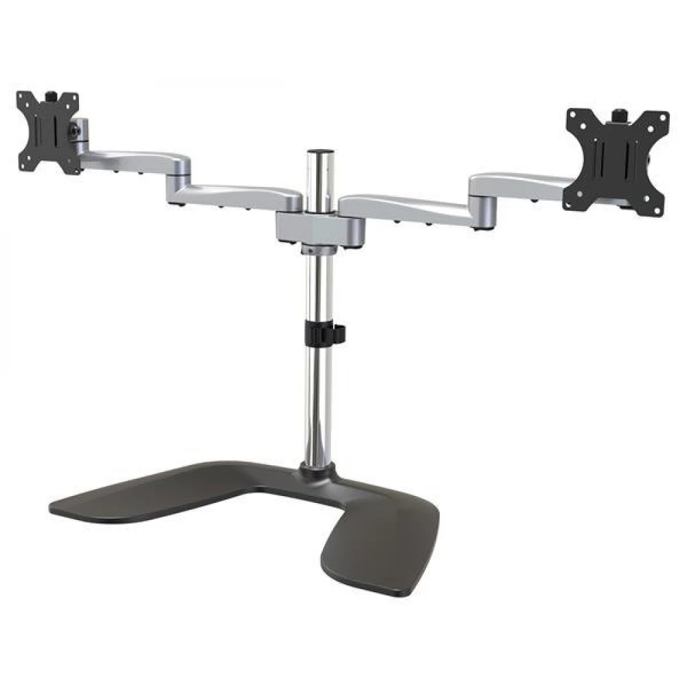 STARTECH Dual-Monitor Stand - Articulating - Steel and Aluminum