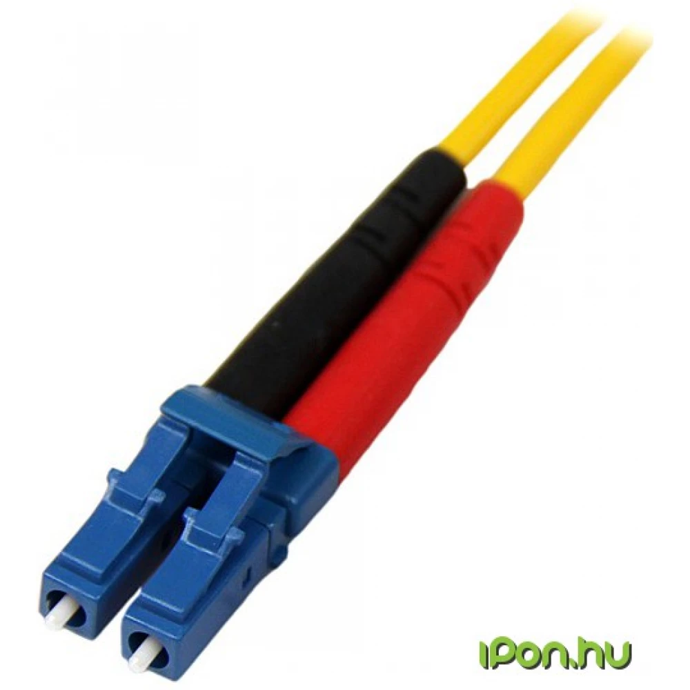 STARTECH Fiber Optic LC Összekötő Sárga 4m SMFIBLCLC4