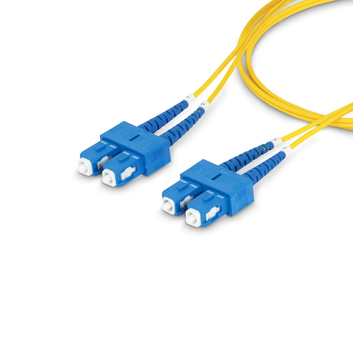 STARTECH Fiber Optic SC/UPC Összekötő Sárga 1m SMDOS2SCSC1M