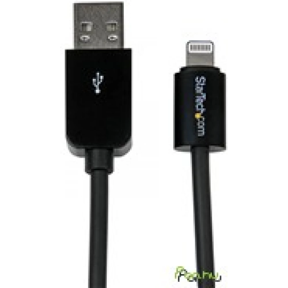 STARTECH Lightning USB Töltő/adatkábel Fekete 1m USBLT1MB