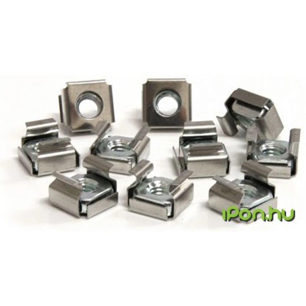 STARTECH M6 Cage Nuts for Server Rack Cabinet 50 Pkg