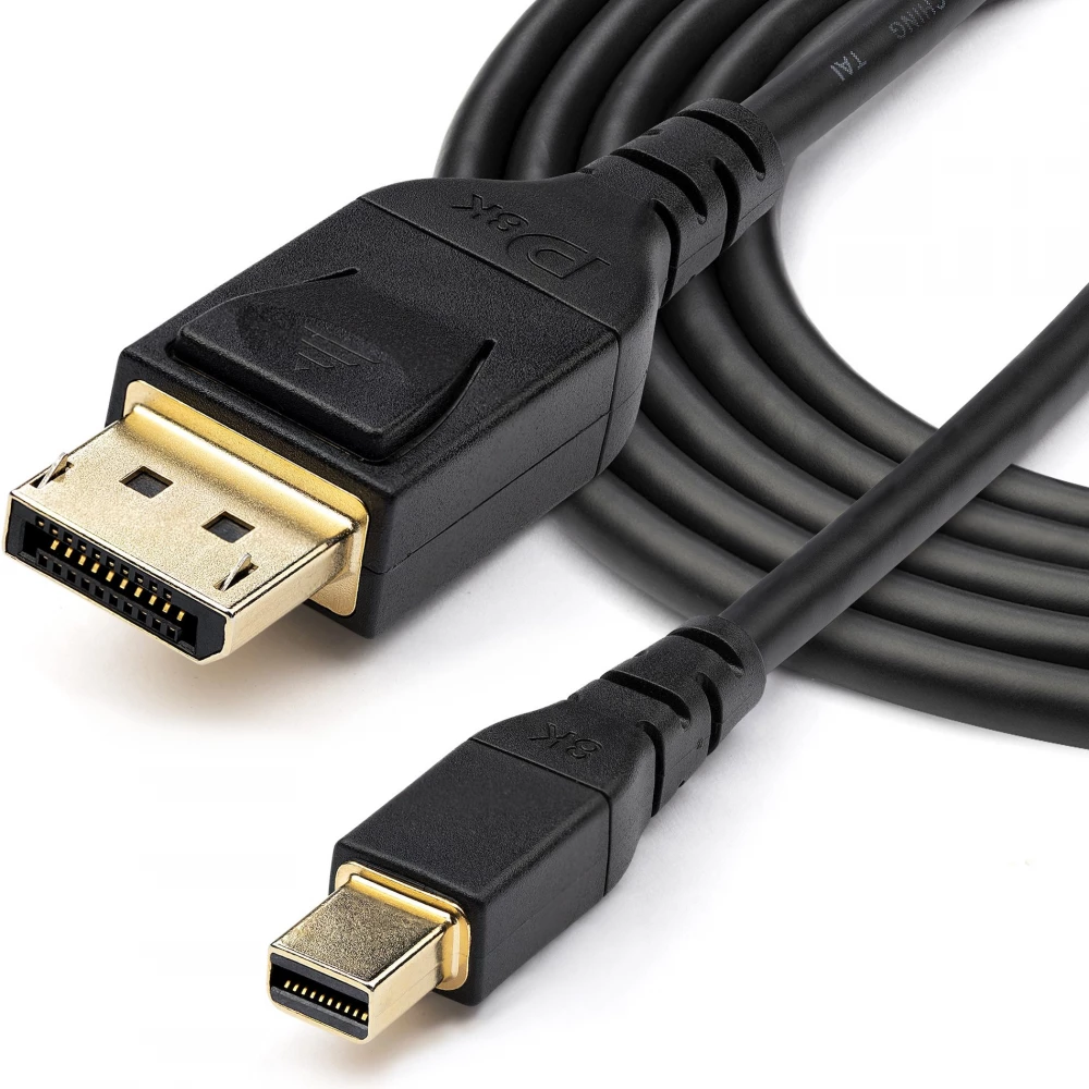 STARTECH Mini DisplayPort 1.4 Átalakító Fekete 2m DP14MDPMM2MB