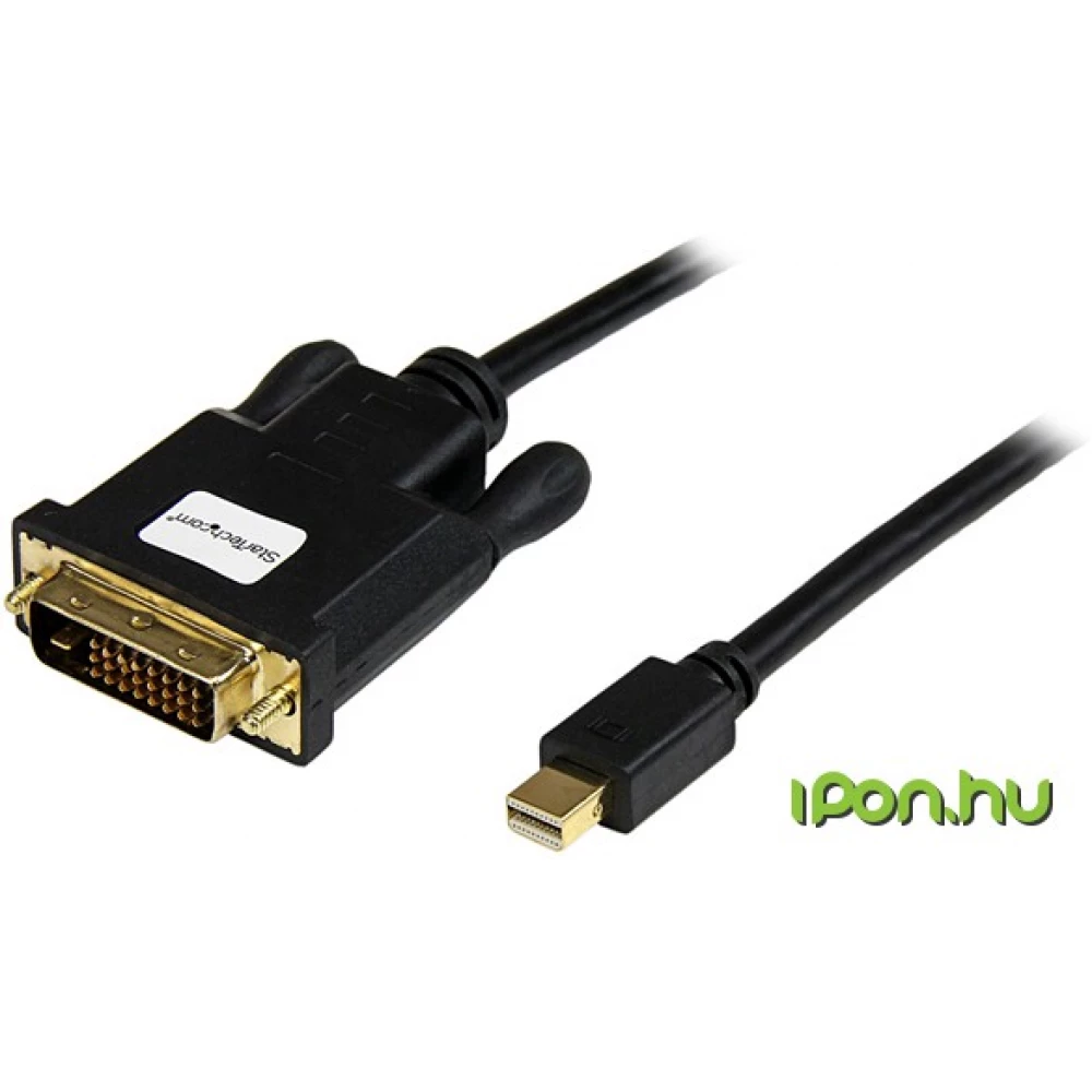 STARTECH Mini DisplayPort DVI-D Átalakító Fekete 1.8m MDP2DVIMM6B
