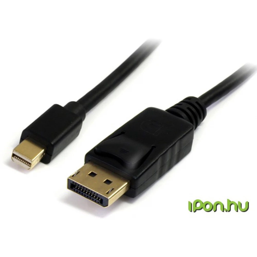 STARTECH Mini DisplayPort Átalakító Fekete 1.8m MDP2DPMM6