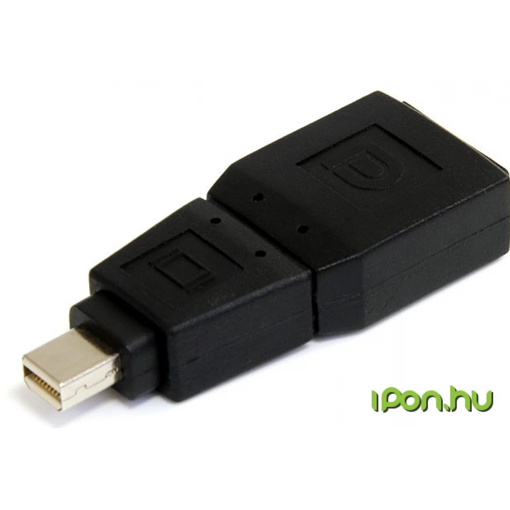 STARTECH Mini DisplayPort Átalakító Fekete 5cm GCMDP2DPMF