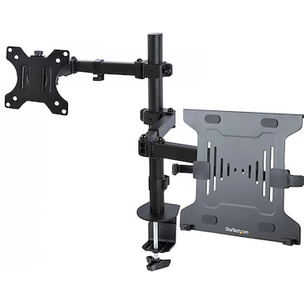 STARTECH Monitor Arm with VESA Laptop Tray 13-34"