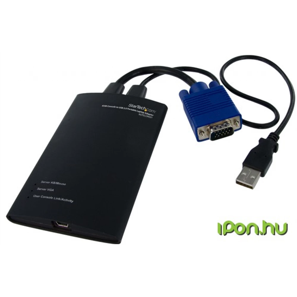STARTECH NOTECONS01 KVM Console to USB 2.0 Portable Laptop Crash Cart Adapter