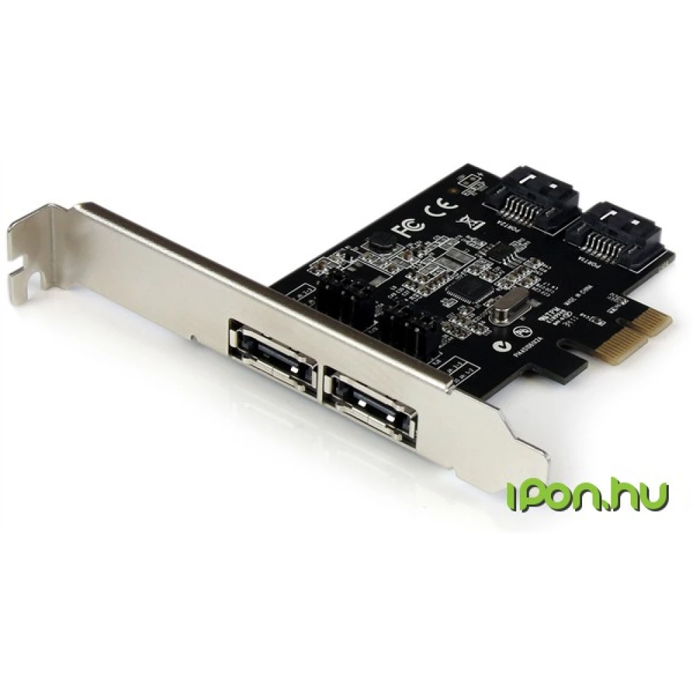 STARTECH PEXESAT322I 2 Port eSATA Controller Card - Dual Port PCIe SATA III Card