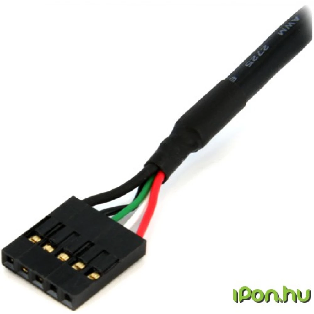 STARTECH Pin header Összekötő Fekete 50cm USBINT5PIN